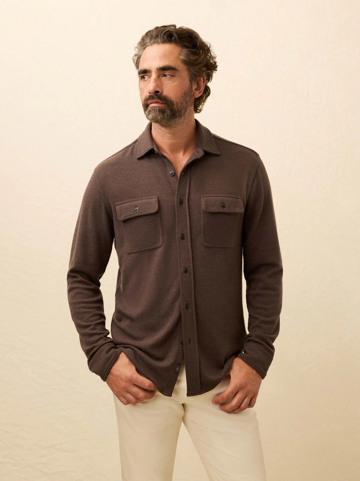 Legend Sweater Shirt- Valley Brown Twill